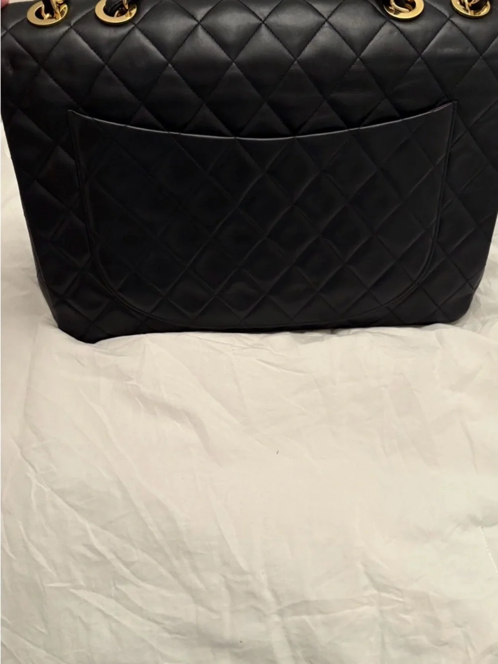 CHANEL Black Quilted Shoulder Bag with Gold Hardware - Picture 11 of 11